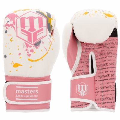 4. Rękawice bokserskie MJE - RPU-ART-PINK