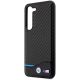 6. Etui BMW Leather Carbon na Samsung Galaxy S23+ - czarne