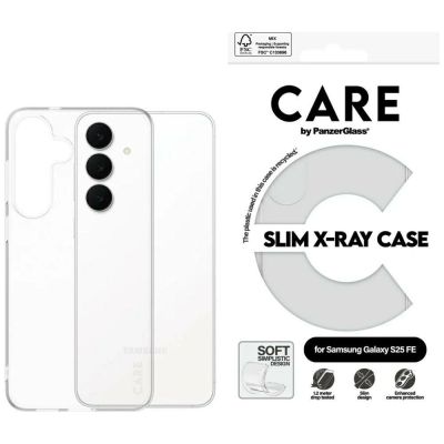 Etui CARE by PanzerGlass Fashion X-Ray na Samsung Galaxy S25 FE - przezroczyste