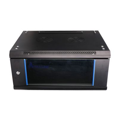 20. Extralink Szafa rack 4U 600x450 Czarna montowana na ścianie