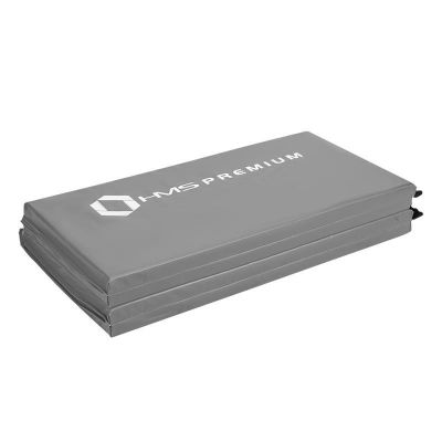 10. Materac gimnastyczny składany szary 2400x1200x50mm HMS MGS01