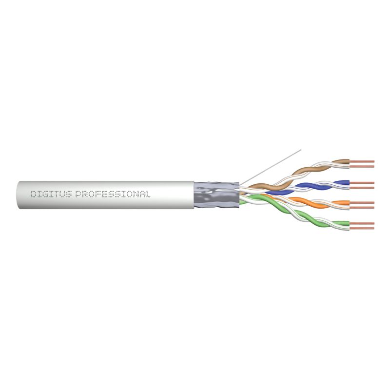 3. Digitus Kabel instalacyjny kat.5e, F/UTP, Eca, AWG 24/1, PVC, 305m, szary, karton