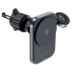 3. Uchwyt samochodowy Acefast D18 z ładowarką indukcyjną MagSafe / Qi + kabel USB-A USB-C - czarny