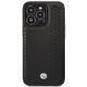 8. Etui BMW Leather Diamond Pattern MagSafe na iPhone 14 Pro - czarne