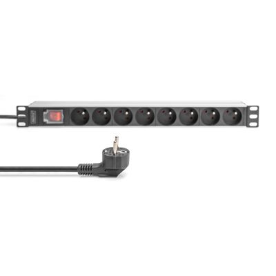 5. Digitus DN-95402-1-FR rozdzielacz zasilania PDU 8 x gniazdo sieciowe 1U