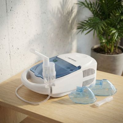 16. Inhalator kompresorowy Esperanza ZEPHYR ECN002 (kolor biały, kolor błękitny)