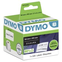 DYMO LW - Etykiety wysyłkowe / do identyfi katorów imiennych - 54 x 101 mm - S0722430