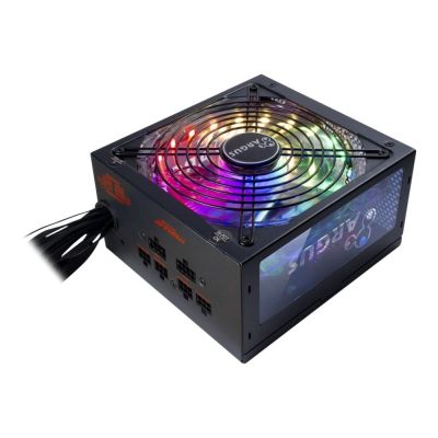 4. Zasilacz Argus RGB-750W CM II - ATX12V 2.3 AC 100/240 V - 750 Watt - aktiv PFC - sort