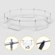 11. REBEL ACTIVE TRAMPOLINA PRO 12FT/366CM, SIATKA, DRABINKA RBA-8003