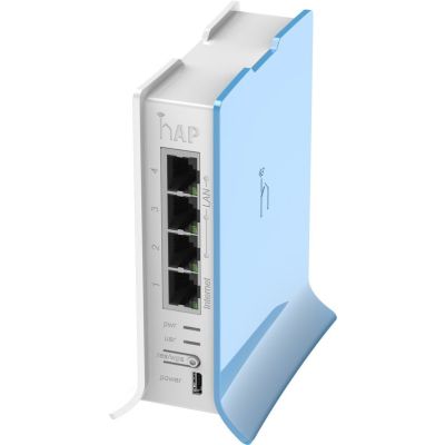 3. Mikrotik RB941-2ND-TC punkt dostępowy WLAN 300 Mbit/s Niebieski, Biały