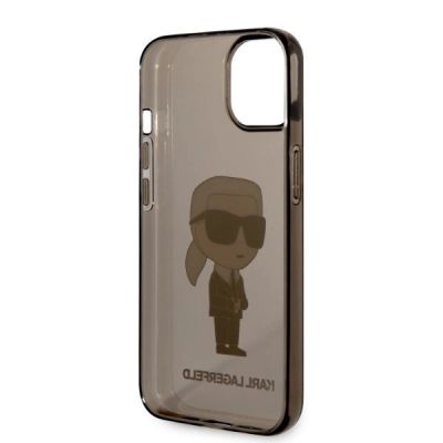 7. Etui Karl Lagerfeld Ikonik Karl na iPhone 14 Plus - czarne