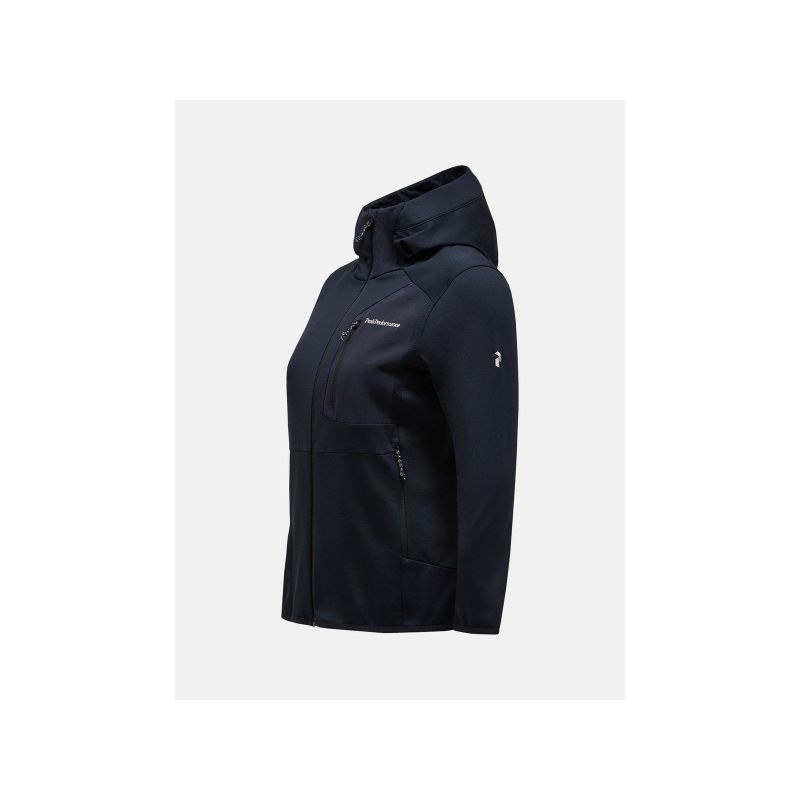 2. Bluza damska PEAK PERFORMANCE W Utility Light Zip Hood kolor czarny