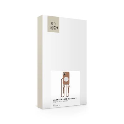 2. Etui Tech-Protect MagNecklace MagSafe ze smyczą na iPhone 16 - brązowe