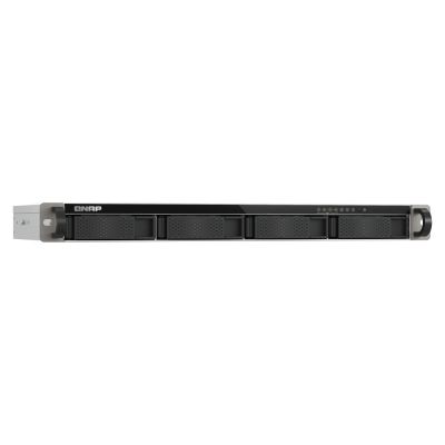6. Qnap TS-433eU, 1U RACK, 4x 2.5"/3.5" SATA, ARM Cortex-A55 2,0GHz 4C, 4GB, 2x 2.5GbE, 2x USB 3.2, adapter 60W