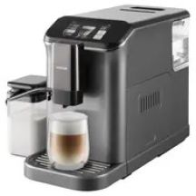 Sencor SES 8500BK szary / Automatyczny ekspres do kawy / 1350W / 20 bar / 1,5 l / pojemnik 200 g
