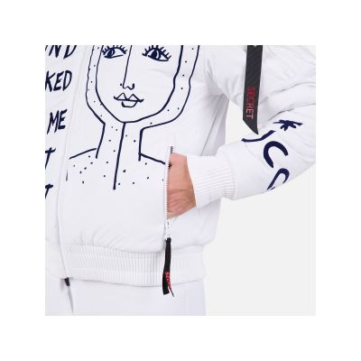 10. Kurtka Rossignol W Yety Fleecy Bomber Jkt biały