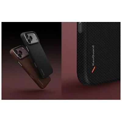 8. Etui UNIQ Keva EDGE Magclick Charging na iPhone 18 Pro / 17 Pro - czarne