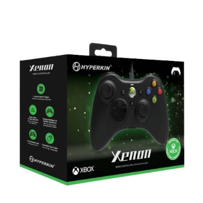 4. Hyperkin M01368-BK kontroler gier Czarny USB Gamepad Xbox One, Xbox Series S, Xbox Series X
