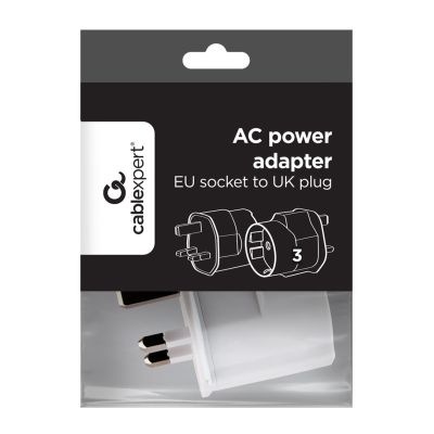 4. GEMBIRD ADAPTER AC - UK DO EU SCHUKO 13A