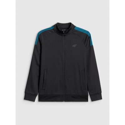 8. Bluza sportowa regular bez kaptura chłopięca 4F 4FJRSS26TFSWM0991-20S