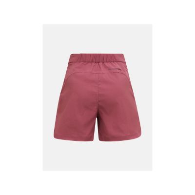 2. Szorty damskie PEAK PERFORMANCE W Iconiq Tech Shorts kolor czerwony