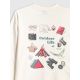 9. Longsleeve regular z nadrukiem damski 4F 4FRSS26TSWSF2834-11S