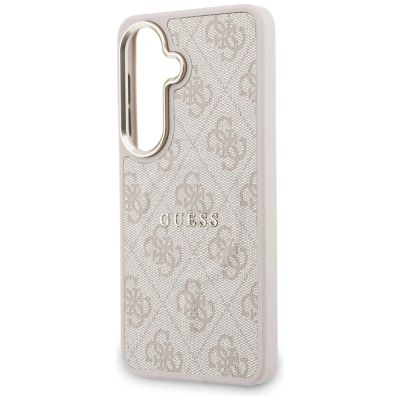 6. Etui Guess 4G Embossed Ring MagSafe na Samsung Galaxy S26 - różowe
