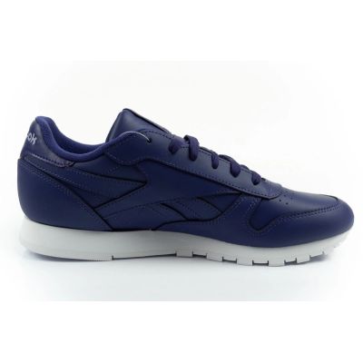 4. Reebok buty sportowe damskie sneakersy Classic fioletowe skóra modne