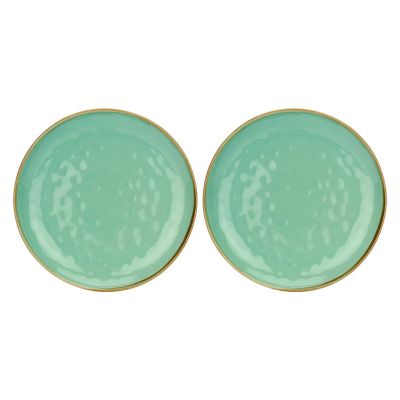 Zestaw 2 półmisków okrągłych Concerto Verde Acqua - Miętowy, 32 cm