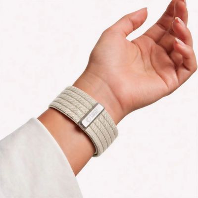 7. Pasek Tech-Protect Nylon Sport na Apple Watch 44 / 45 / 46 / 49 mm - beżowy