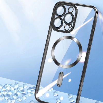 2. Etui Wozinsky Electroplated Magsafe na Samsung Galaxy S24 FE - srebrne