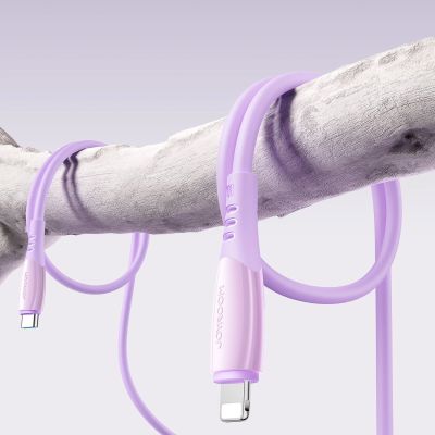 9. Kabel Joyroom S-A59 Vibrant Series 30W USB-C - Lightning 1,2m - fioletowy