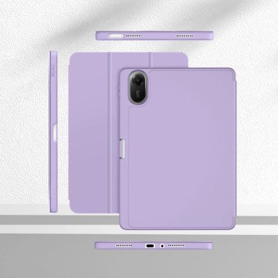 6. Etui Tech-Protect SmartCase Pen na Xiaomi Redmi Pad 2 11.0 - fioletowe