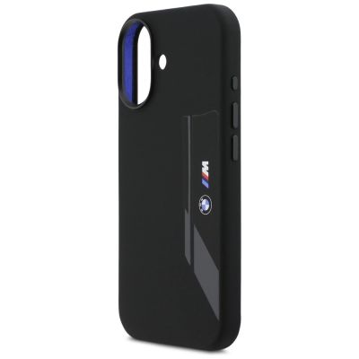 6. Etui BMW M Silicon Vertical Logo MagSafe na iPhone 17 - czarne