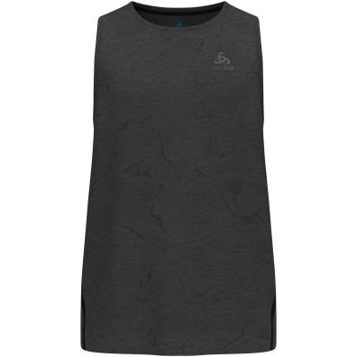 4. Koszulka bez rękawów męska Odlo ZEROWEIGHT ENGINEERED CHILL-TEC Tank crew neck czarna