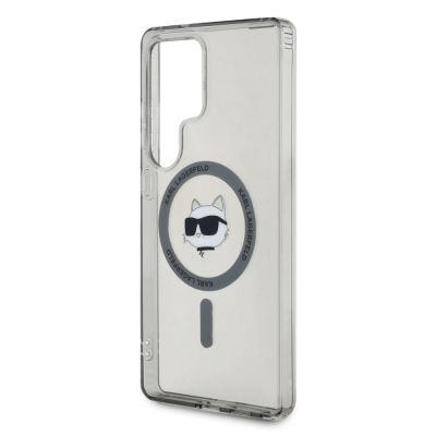 6. Etui Karl Lagerfeld Button Choupette Head Printed Logo MagSafe Samsung Galaxy S25 Ultra czarny