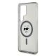 6. Etui Karl Lagerfeld Button Choupette Head Printed Logo MagSafe Samsung Galaxy S25 Ultra czarny
