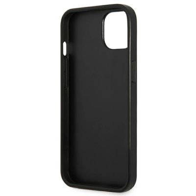 7. Etui Karl Lagerfeld Monogram Plaque na iPhone 13 mini - różowe