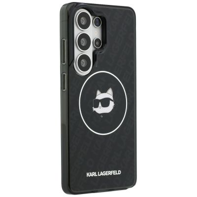 4. Etui Karl Lagerfeld IML Repeated Choupette MagSafe na Samsung Galaxy S26 Ultra - czarne