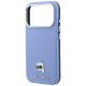 6. Etui Karl Lagerfeld Grained Karl Head Metal MagSafe na iPhone 18 Pro / 17 Pro - jasnoniebieskie
