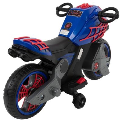 2. Jeździk elektryczny dziecięcy Huffy Motocykl Spider-Man (17345W)