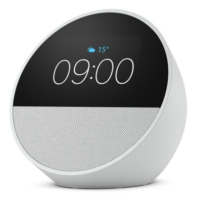 2. Amazon Echo Spot (2024) Glacier White