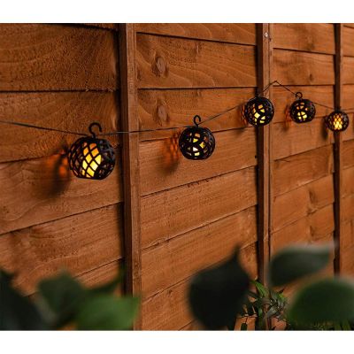 47. LAMPA SOLARNA KULE OGNIOWE 7CM 5SZT