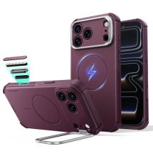 Etui ESR Cyber Tough Kickstand MagSafe na iPhone 18 Pro Max / 17 Pro Max - dark cherry