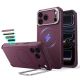 Etui ESR Cyber Tough Kickstand MagSafe na iPhone 18 Pro Max / 17 Pro Max - dark cherry