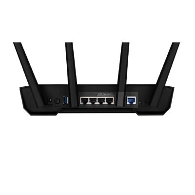 3. ASUS TUF Gaming AX3000 V2 router bezprzewodowy Gigabit Ethernet Dual-band (2.4 GHz/5 GHz) Czarny, Pomarańczowy