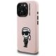 2. Etui Karl Lagerfeld Silicone Karl Sketch MagSafe na iPhone 16 Pro - różowe
