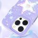 4. Kingxbar Heart Star Series etui iPhone 14 Plus etui w gwiazdki purple star