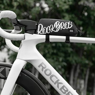 4. Torba rowerowa Rockbros G009 Flash Journey na górną rurę 0.8 l - czarna