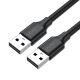 Ugreen kabel USB - USB 2.0 480 Mb/s 1,5 m - czarny (US102)